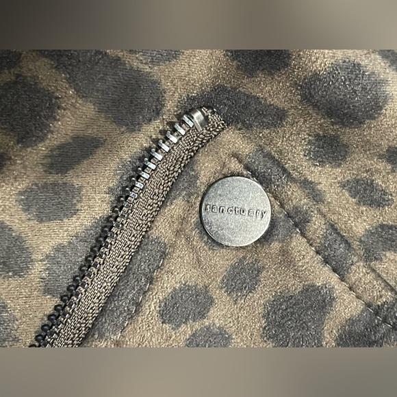 🤎🐆 Sanctuary Faux suede leopard print Casual blazer Women’s Size XXS Brown🤎🐆 - Picture 2 of 8